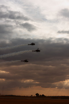 Three Helicopters