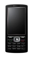 mobile phone  isolated on white