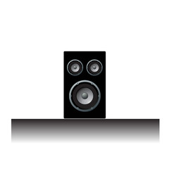 Obraz premium Music player speaker