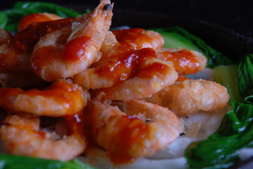 china delicious food--shrimp