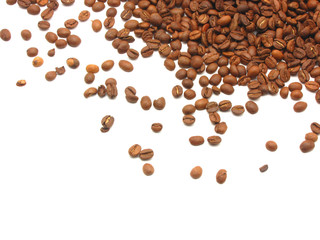 coffee on a white background
