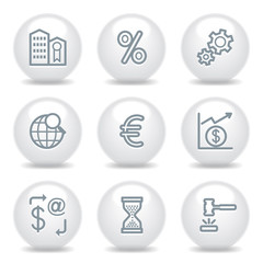 Gray icons set 25