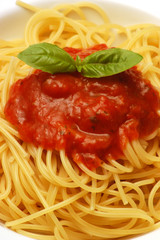 Piatto di spaghetti al pomodoro - Cucina italiana