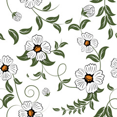 floral seamless background