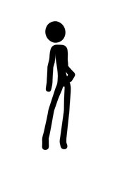 Stickman Illustration Silhouette