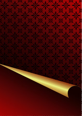 Red and Gold Background