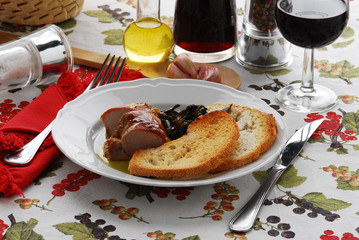 Filetto di maiale al cavolo nero - Secondi di carne toscana