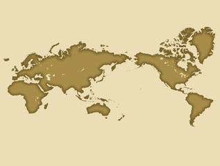 古地図風世界地図