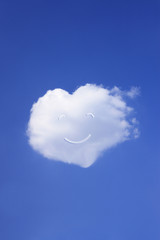 ハートの雲