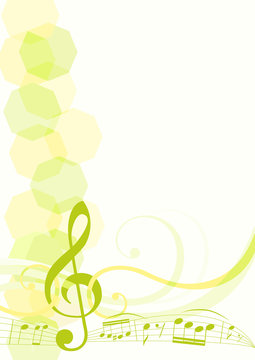 musical theme background. vector