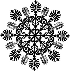 round black simple decoration