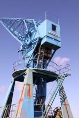 Kran am Industriehafen in Cuxhaven