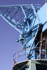 Kran am Industriehafen in Cuxhaven