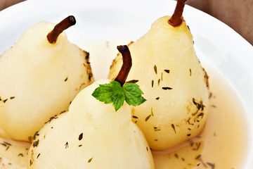 Poached Pears © Stephanie Frey