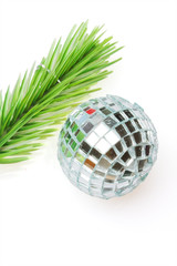 New year decoration isolated on white background