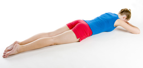 Fototapeta premium exercising woman