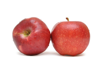 two ripe apples