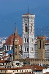 Firenze, il Campanile di Giotto - obrazy, fototapety, plakaty