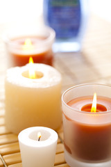 Fototapeta na wymiar group of candles