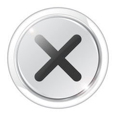 Obraz premium white button multiply