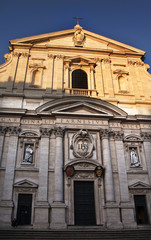 Gesu Jesuit Church Facade Rome Italy