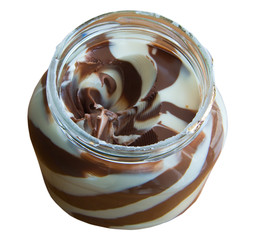 Jar of chocolate