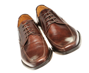 Pair a shoe a brown leather