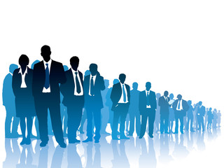 Crowd of businesspeople