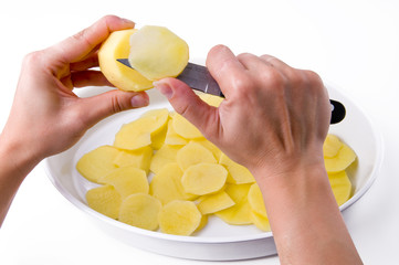 Kartoffelauflauf zubereiten