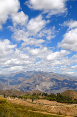Landscape of the Peruvian Andes