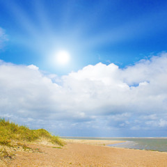 Ein idyllischer Tag im Sommer an der Nordsee
