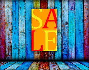 Sale Sign with Space for Your Images