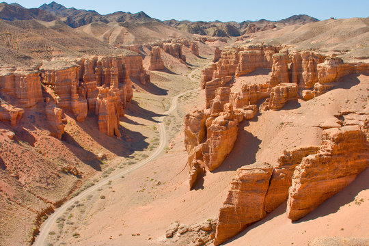 canyon  Charyn, Central Asia, Kazakhstan