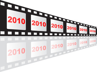 2010 year vector illustration