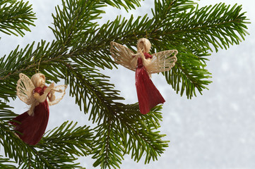 Weihnachtsbaumschmuck Strohengel