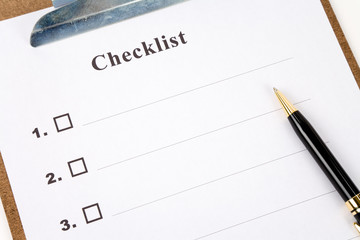 Checklist