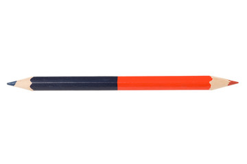 red blue pencil