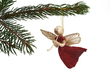 Weihnachtsbaumschmuck Strohengel