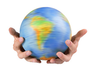 earth in hands