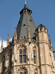 Fototapeta na wymiar Turm Kölner Rathaus
