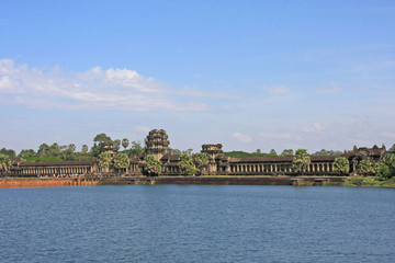 Obraz premium angkor vat,vue d'ensemble