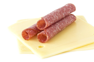 Salami und Käse