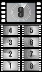 Black-white filmstrip