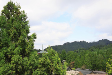 Fototapeta na wymiar 高野山の風景