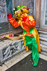 Fruit Mask, Venice Carnival.