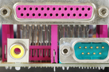 Sockets on circuit board