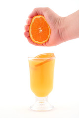 Orange juice drink