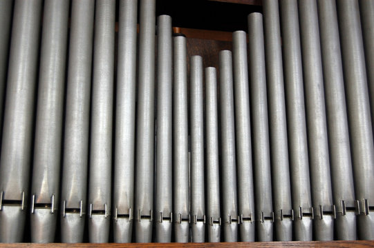 Church Organ pipes