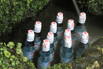 Fototapeta premium ラムネの瓶