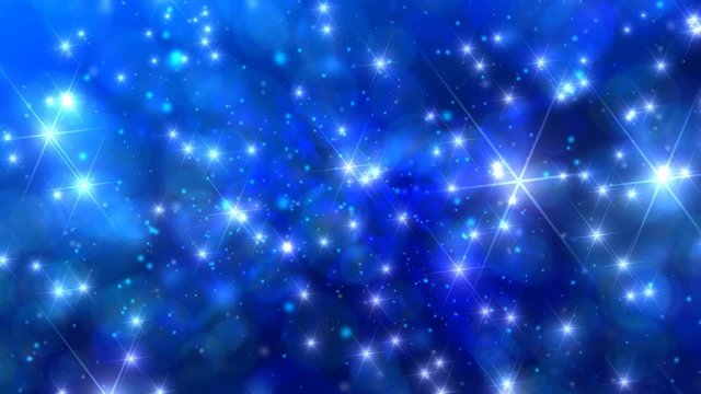Weihnachtssterne Blau